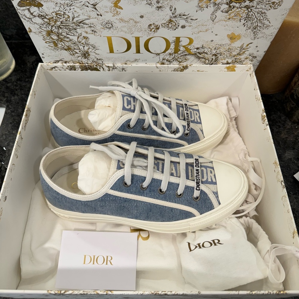 Christian Dior Walk’n’dior denim sneakers